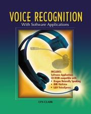 Cover of: Voice Recognition with Software Applications, Student Text with CD-ROM