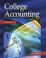 Cover of: College Accounting Student Edition Chapters 1-32