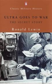 Cover of: Ultra Goes to War by Ronald Lewin