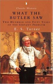 Cover of: What the butler saw