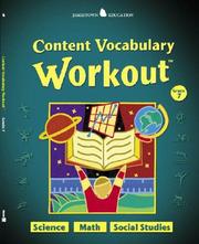 Cover of: Jamestown Education, Content Vocabulary Workout, Student Edition, Grade 7 (Jamestown Education) | McGraw-Hill
