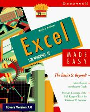 Excel for Windows 95 made easy