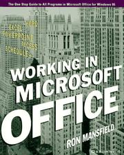 Cover of: Working in Microsoft office