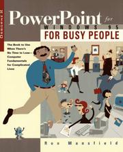 Cover of: PowerPoint for busy people