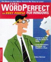 Cover of: WordPerfect 8 for busy people by Elden Nelson