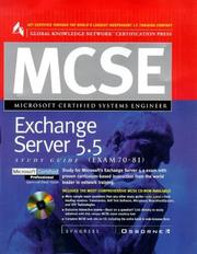 MCSE Exchange Server 5.5 study guide (exam 70-81)