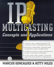Cover of: IP multicasting: concepts and applications