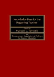 Cover of: Knowledge base for the beginning teacher