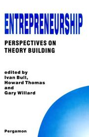 Entrepreneurship : perspectives on theory building