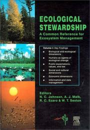 Ecological stewardship : a common reference for ecosystem management