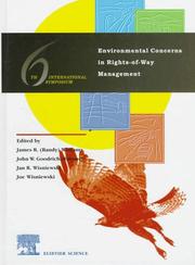 The sixth International Symposium on Environmental Concerns in Rights-of-Way Management : 24-26 February 1997, New Orleans, Louisiana