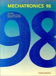 Mechatronics '98 : proceedings of the 6th UK Mechatronics Forum International Conference, Skövde, Sweden, 9-11 September 1998