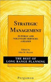 Strategic management in public and voluntary services : a reader