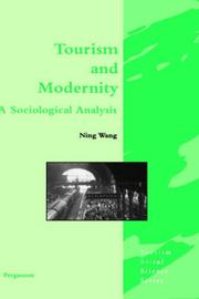 Cover of: Tourism and Modernity