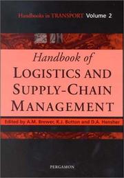 Cover of: Handbook of Logistics and Supply-Chain Management (Handbooks in Transport)
