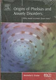 Cover of: Origins of phobias and anxiety disorders: why more women than men?