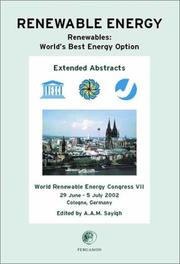 World Renewable Energy Congress VII