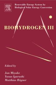 Biohydrogen III : renewable energy system by biological solar energy conversion