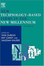 New technology-based firms in the new millennium. Volume III.