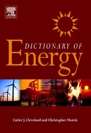 Dictionary of energy