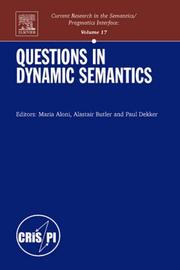 Questions in dynamic semantics