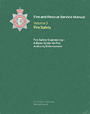 Fire safety. Fire safety engineering - a basic guide for fire authority enforcement