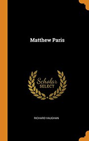 Cover of: Matthew Paris by Richard Vaughan