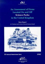An assessment of firms located on and off science parks in the United Kingdom : main report