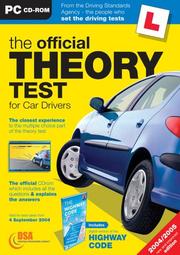 The official theory test for car drivers and the Highway Code