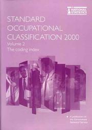 Standard occupational classification 2000. Vol.1, Coding index