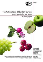 The national diet & nutrition survey : adults aged 19 to 64 years