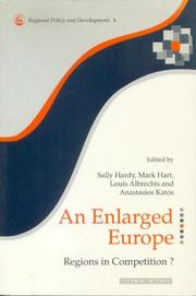 Cover of: An Enlarged Europe: Regions in Competition? (Regional Development and Public Policy Series)
