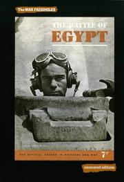 Cover of: The Battle of Egypt (Uncovered Editions: War Facsimiles)