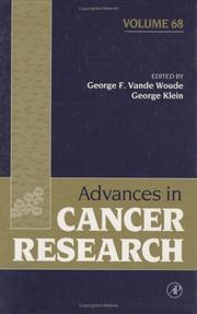 Advances in cancer research by Conn, George Klein, George F. Vande Woude
