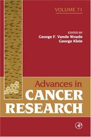Cover of: Advances in Cancer Research, Volume 71 (Advances in Cancer Research)