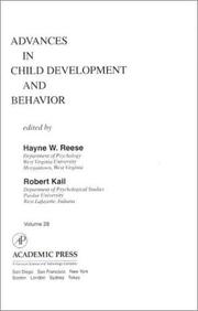 Cover of: Advances in Child Development and Behavior, Volume 28