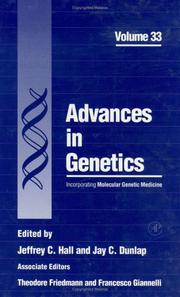 Cover of: Advances in Genetics