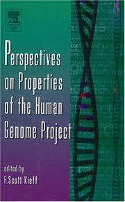 Cover of: Perspectives on properties of the human genome project