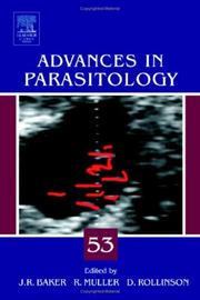 Cover of: Advances in Parasitology, Volume 53 (Advances in Parasitology)