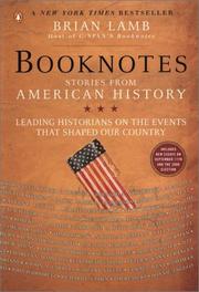 Cover of: Booknotes: stories from American history