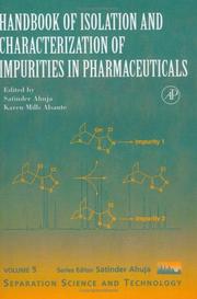 Handbook of isolation and characterization of impurities in pharmaceuticals