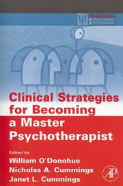 Clinical strategies for becoming a master psychotherapist