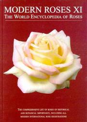 Cover of: Modern Roses XI: The World Encyclopedia of Roses