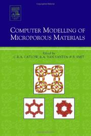 Computer modelling of microporous