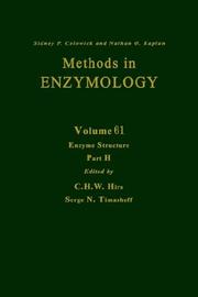 Methods in enzymology