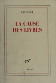 Cover of: La cause des livres