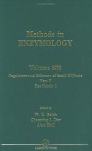 Cover of: Methods in Enzymology, Volume 332: Regulators and Effectors of Small GTPases, Part F: Ras Family I (Methods in Enzymology)