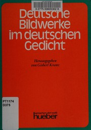 Cover of: Deutsche Bildwerke im deutschen Gedicht