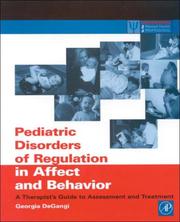 Pediatric disorders of regulation in affect and behavior : a therapist's guide to assessment and treatment