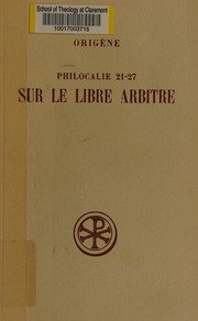 Cover of: Philocalie